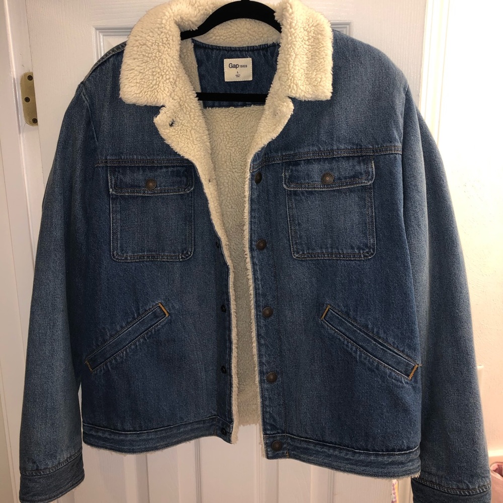 Sherpa Lined Denim Jacket